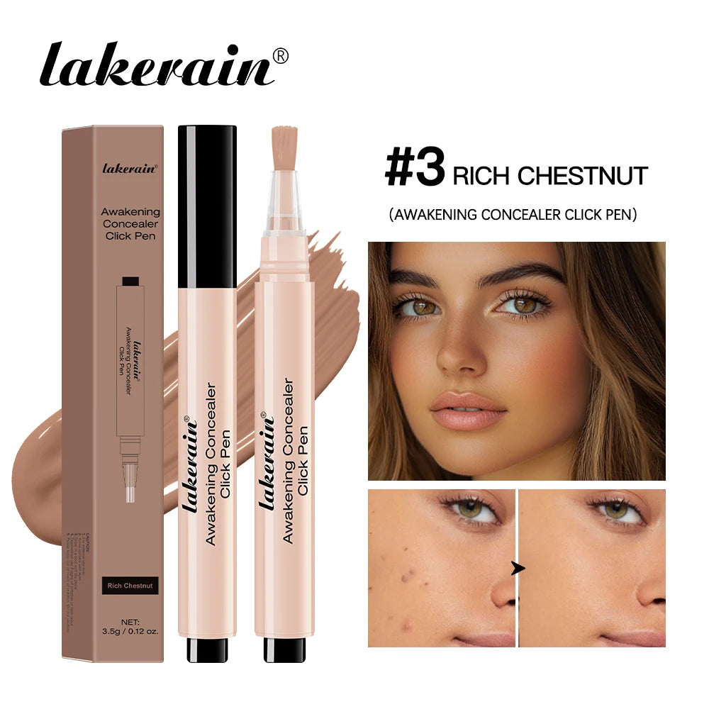 Liquid Press Concealer Click Pen - Brightening Face Makeup 3.5g