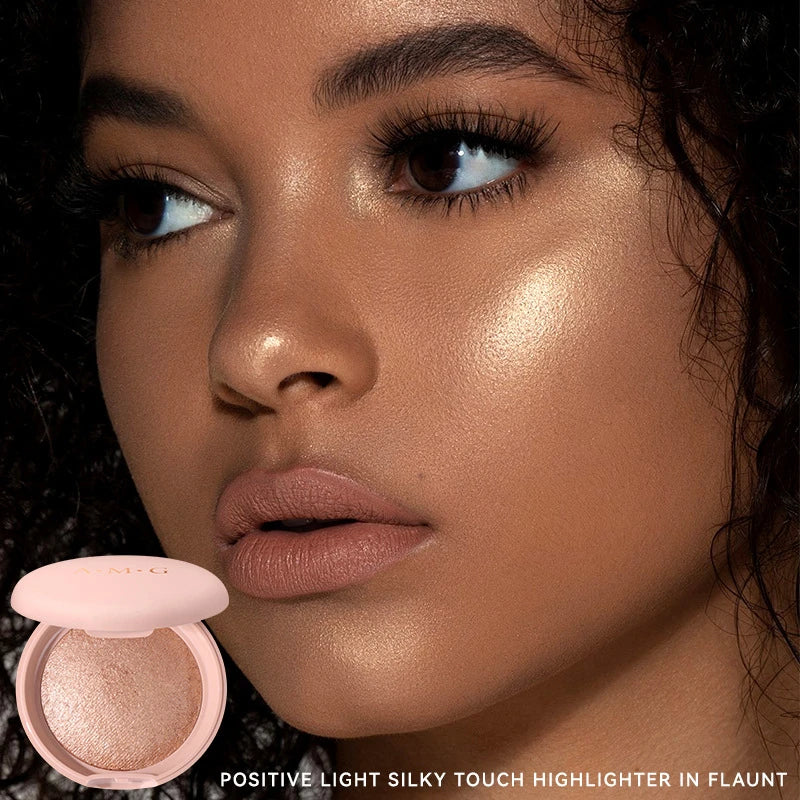 Waterproof Highlighter Powder - Long-Lasting Shimmer Glitter Face Contour Brighten Makeup for Eyes,Cheeks,Body,Hair Cosmetic