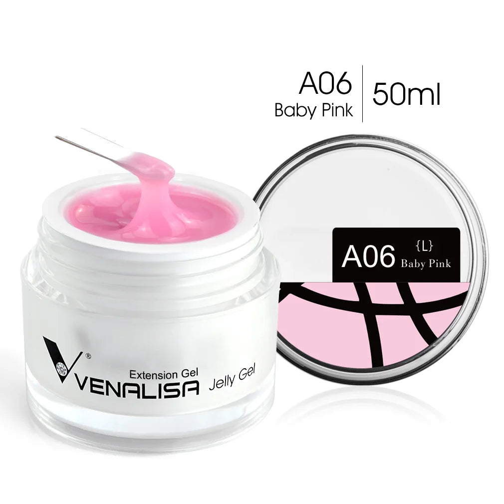 50ml VENALISA Builder UV Contruction Gel Jelly Gel Nude Skin Collection Nail Form Keep Nail C Arc Soak Off UV LED Camouflage Gel