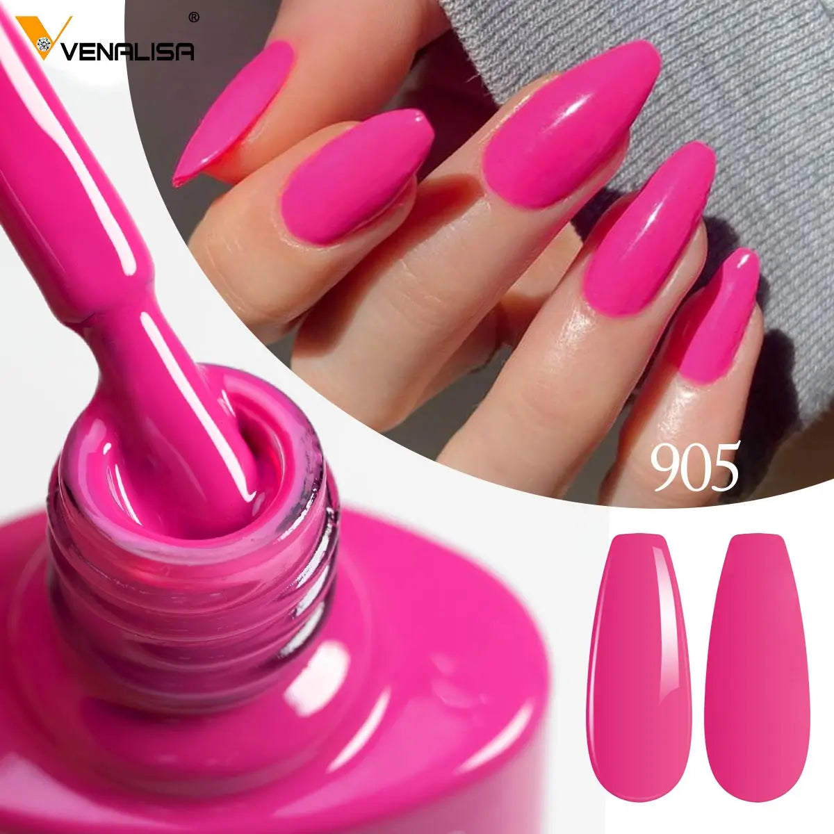 Venalisa Nail Gel Polish 60 Colors TPO FREE HEMA FREE Nail Art Soak Off Odorless Organic UV Gel Nail Polish Varnish Gel Lacquer