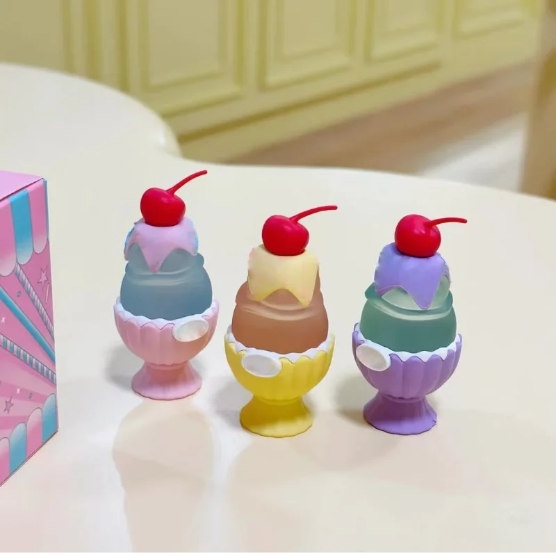 Cute Ice Cream Shaped Perfume For Women, Sweet Fruity Floral Vanilla Fragrance, Long Lasting Eau De Toilette, Unique Gift 50ml