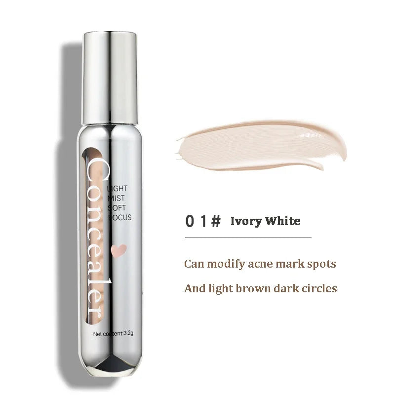 Lightweight Concealer Pen Makeup Shadow Contouring Cream Cover Dark Circle Acne Liquid Corrector Contour Stick With Brush