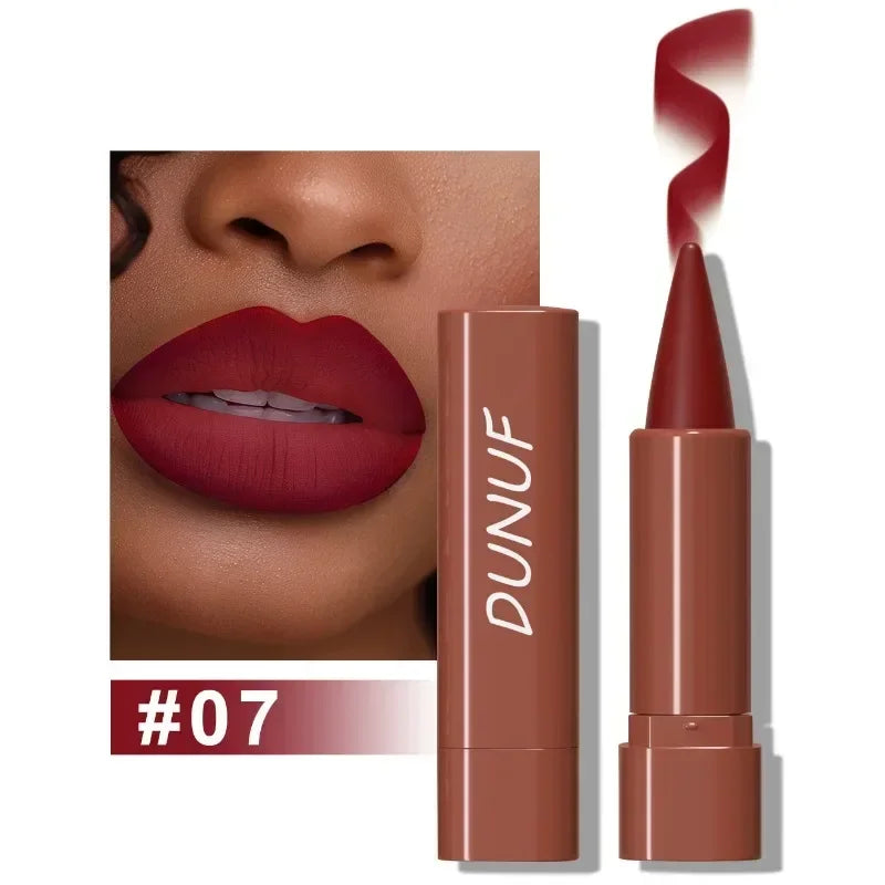 Nude Brown Lip Liner Pencil Velvet Matte Lipstick Lasting Waterproof Rendering Non-stick Cup Makeup Lips Liner Woman Cosmetics