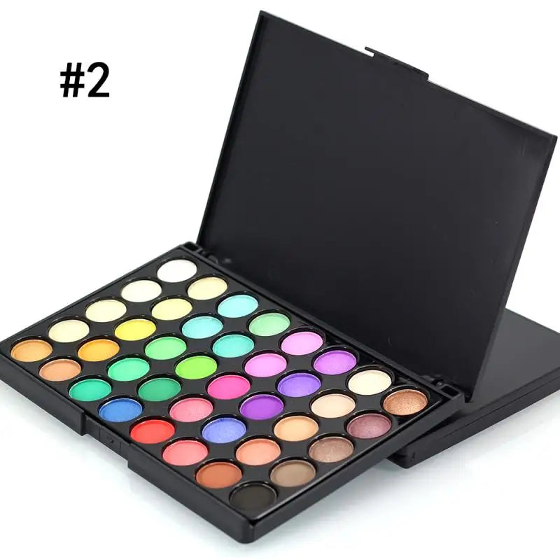 Matte and Shimmer Eyeshadow Palette - Waterproof Makeup Kit
