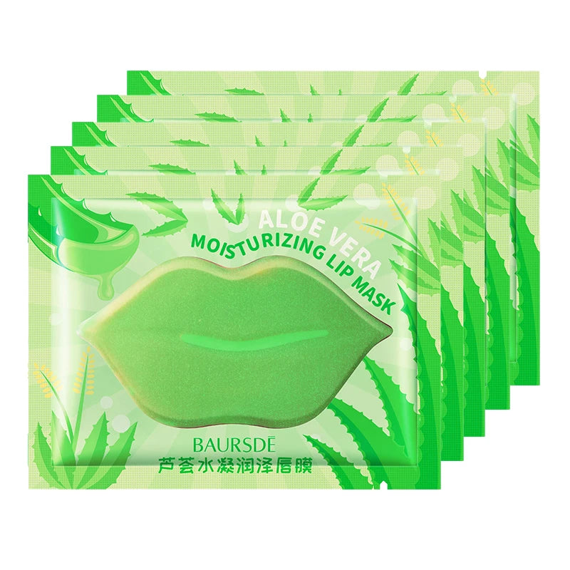 5/10pcs/lot Collagen Nourishing Lip Mask  Moisturizing Fruits Essence Firming Anti Wrinkle Lip Patch Skin Care
