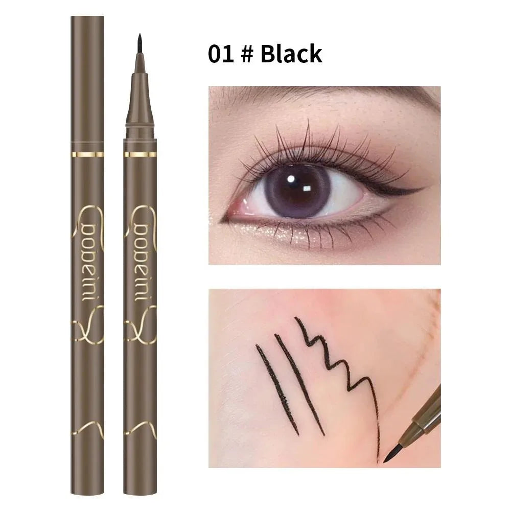 Waterproof Quick-Drying Liquid Eyeliner - Ultra-Fine Matte Finish