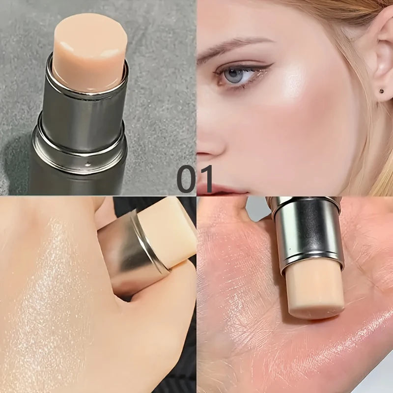 Waterproof Brighten Face Highlighter Blush Stick Makeup Glitter Corrector Contour Illuminator Shimmer Rouge Stick Cream Cosmetic