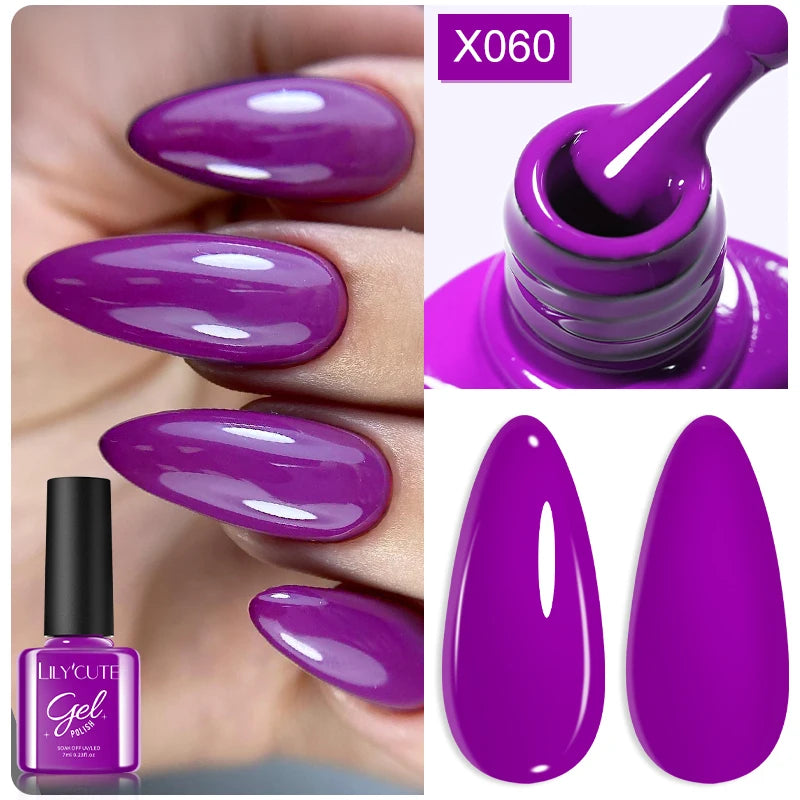 LILYCUTE 5ml Super Bright Metallic Painting Liner Gel Nail Polish UV LED Painting Gel Nail Art Drawing Stripe Pull Line UV Gel