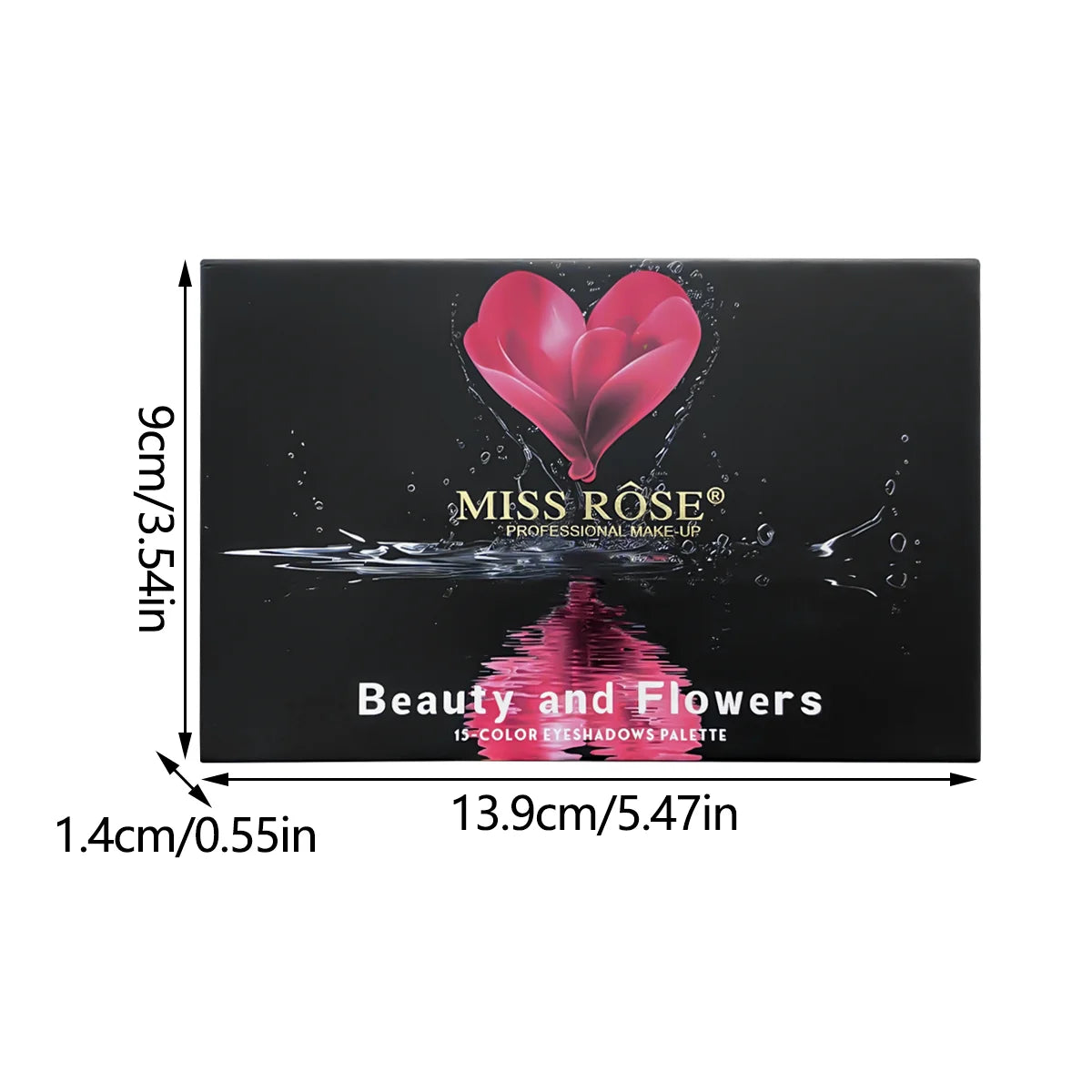 15 Colors Glitter Eyeshadow Palette Matte Waterproof Long Lasting Pressed Powder Cosmetics Kit Fashion Women Eye Makeup palette