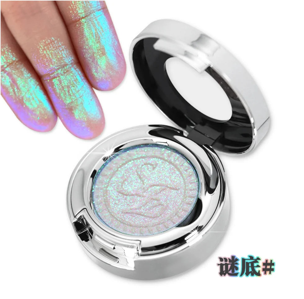 SheenEffect chameleon pigment Eyeshadow Single eye shadow Long-lasting Highlighter Easy to blend portable Makeup Cosmetics