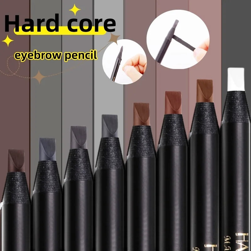 White Eyebrow Pencil Cosmetic pen Brush for eyeshadow Natural Long-Lasting Brows Tint waterproof eye brow makeup set beauty