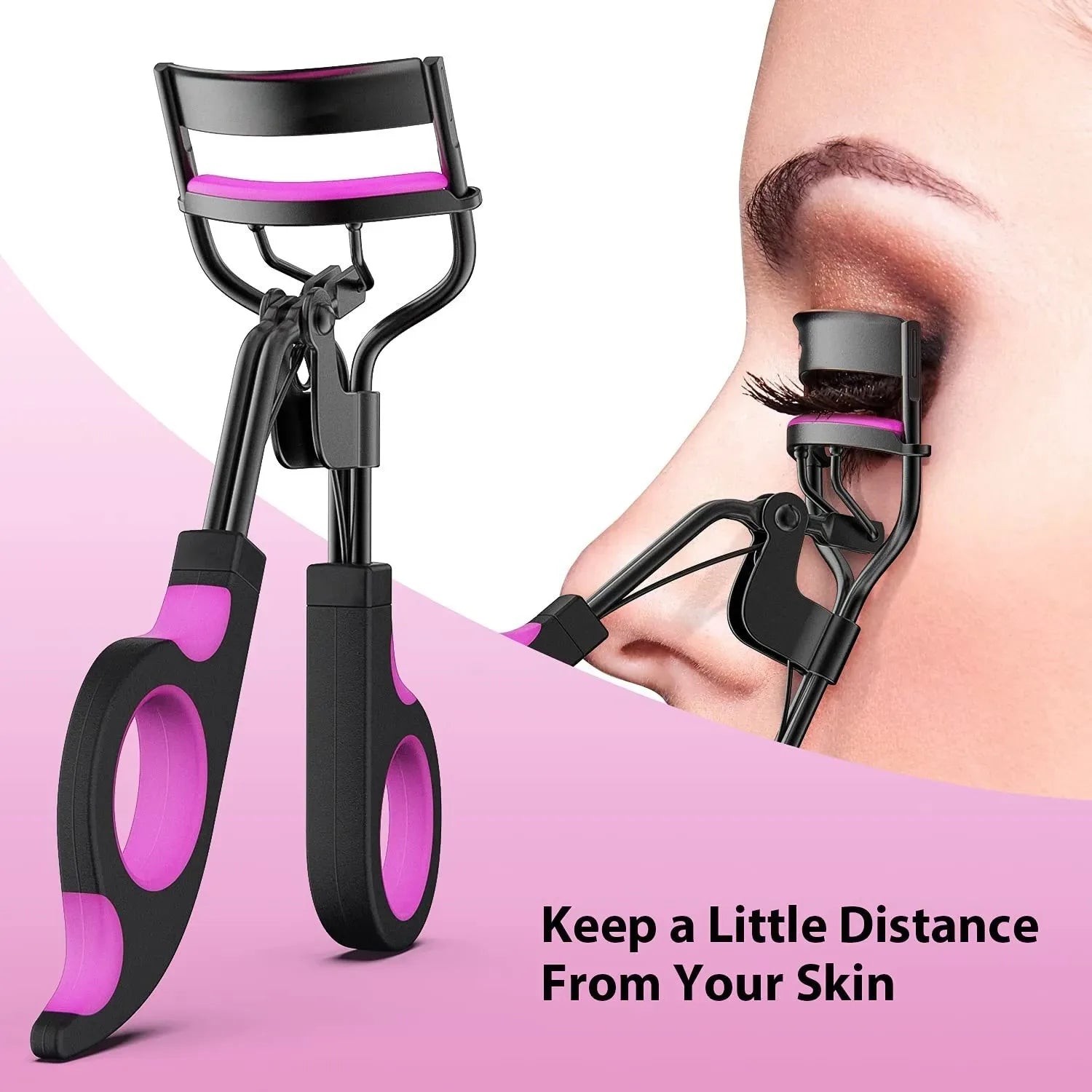 7/16PCS Eyelash Curler Set With 10pcs Replacement Pads For Women Professional Eyelashes Curling Tweezers Clips Lasting Eye Tool