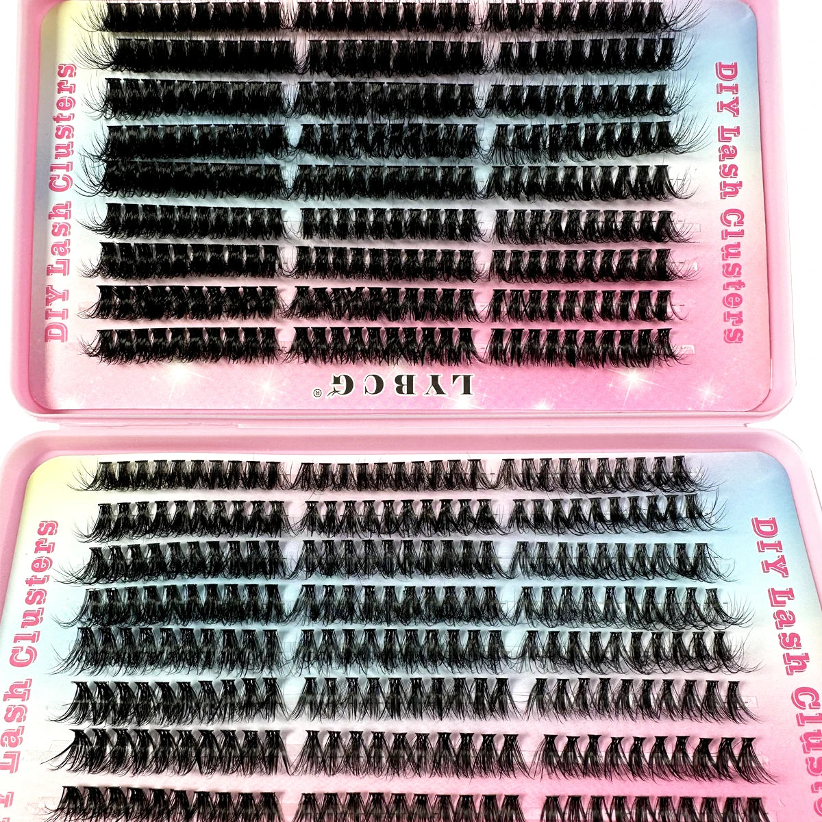 54Row 30D-100D 5D Fluffy Thick Lashes Clusters 9-16mmMix Wispy Individual Lashes Extensions Clusters DIY Makeup False Eyelashes