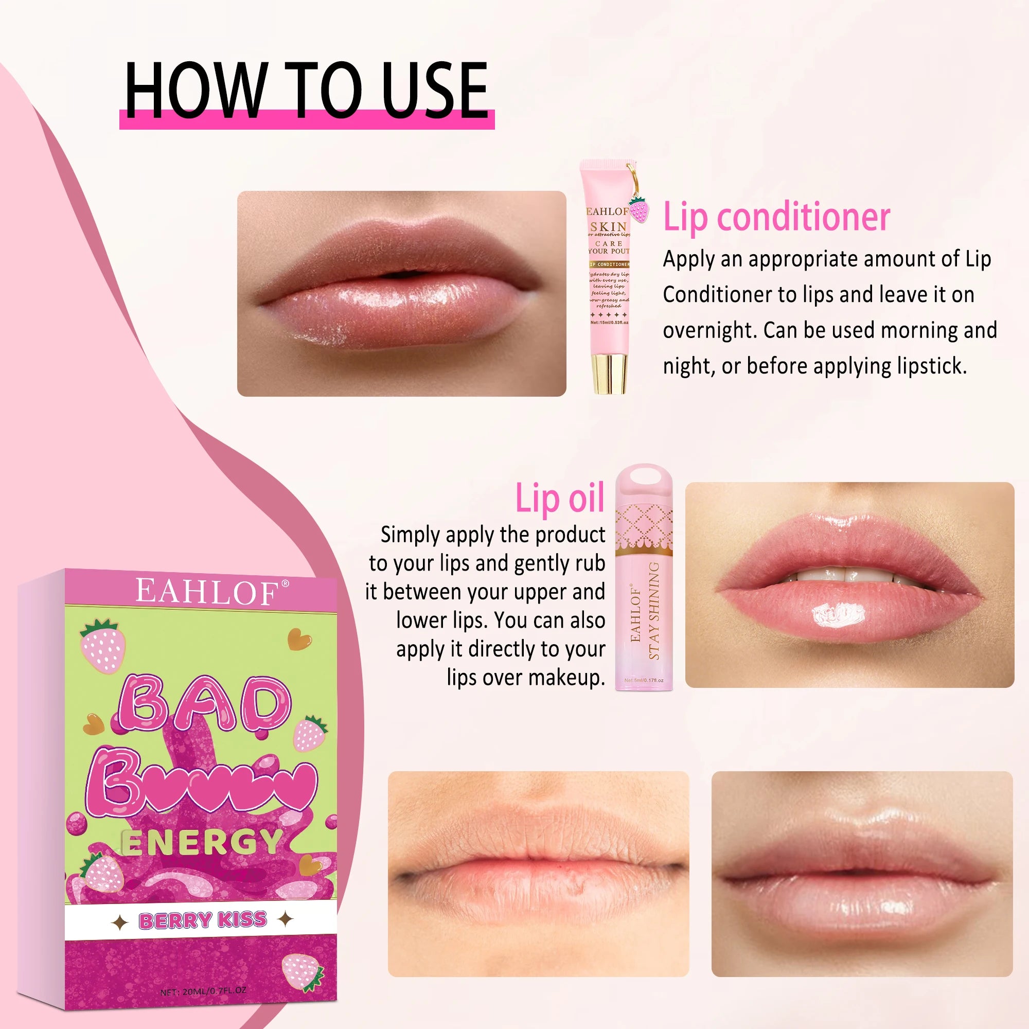2pcs, bad b--tch lip balm repairs dry lips, all-natural lip mask, long-lasting moisture, moisturizing and intensive lip care