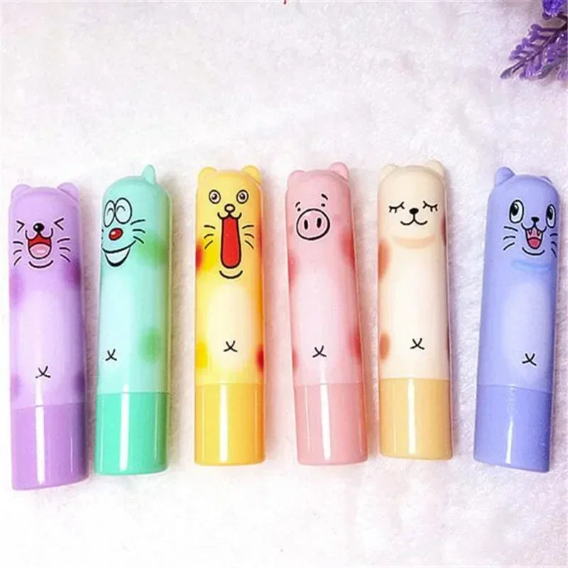 New Makeup Moisturizing Colourless Lip Balm Natural Plant Lip Gloss Fruit Embellish Lipstick Cute Face Makeup