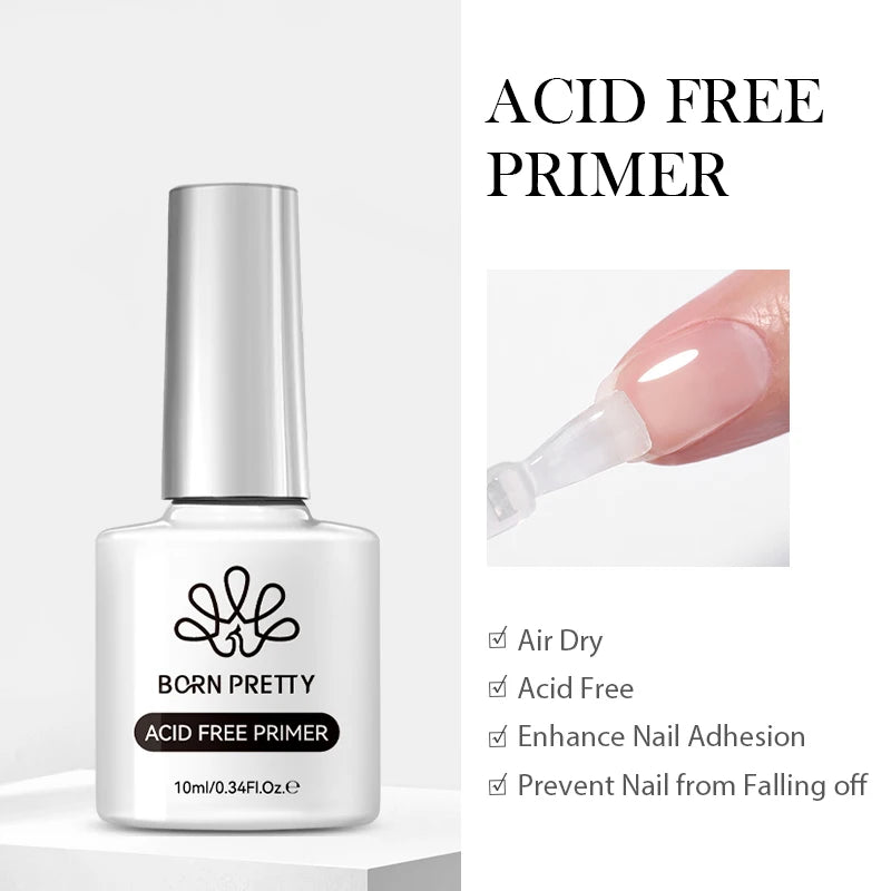 BORN PRETTY Milky White Jelly Nude Gel Nail Polish 10ml White Translucent Soak Off Gel Vernis Semi Permanent Need UV Light Cure