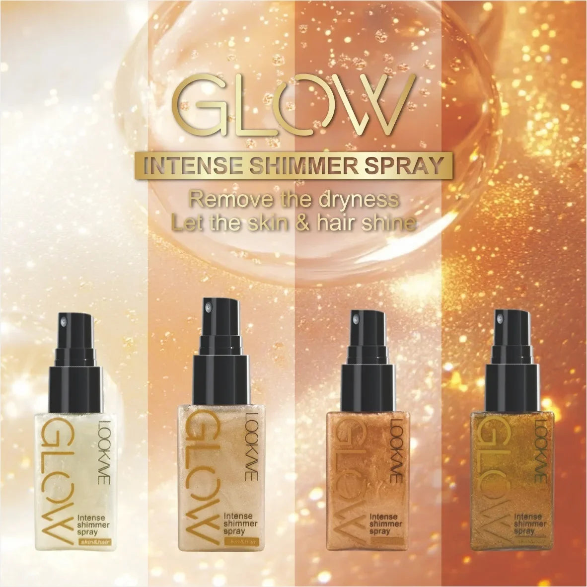 Diamond Liquid Highlight Waterproof High Gloss Glitter Body Bronzer Highlight Long-lasting Wear Face Contour Illuminator Makeup