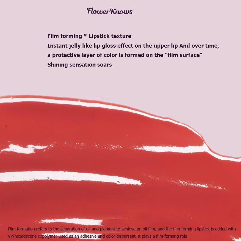 Flower Knows Midsummer Fairytales Collection Coating Film Forming Lip Balm Provides Moisturizing Non Sticky Properties Lip Glow