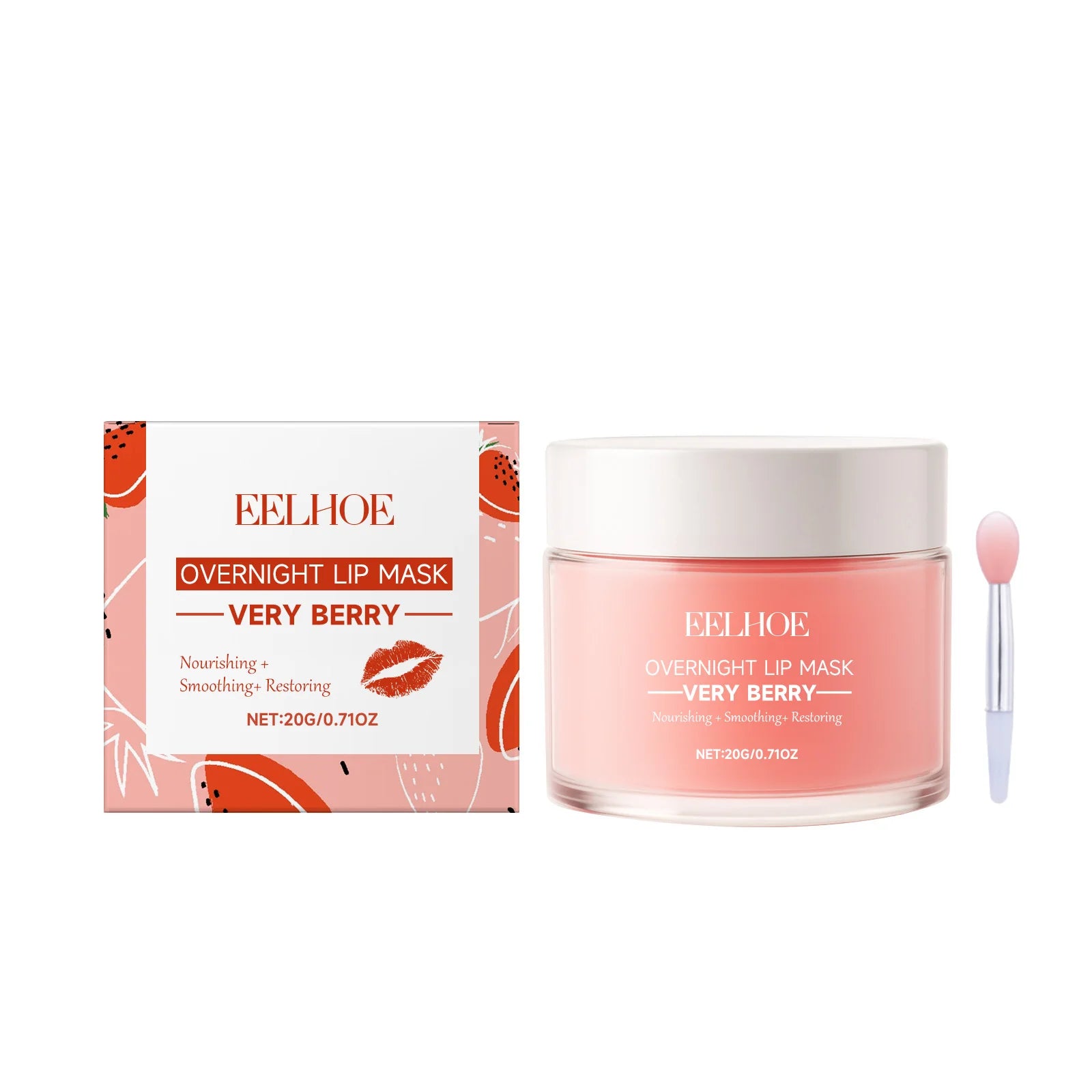 Berry Moisturizing Sleep Lip Mask - Hydrating, Lightweight, Non-Sticky, Gentle, and Moisturizing Lip Care