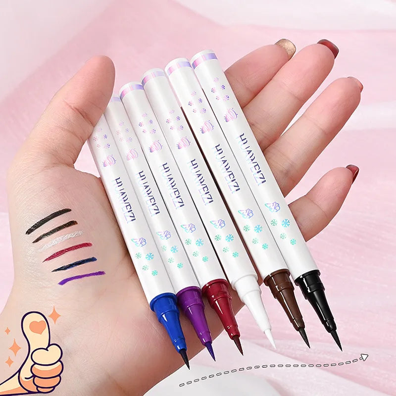 Red Matte Liquid Eyeliner Pen - Waterproof Long Lasting