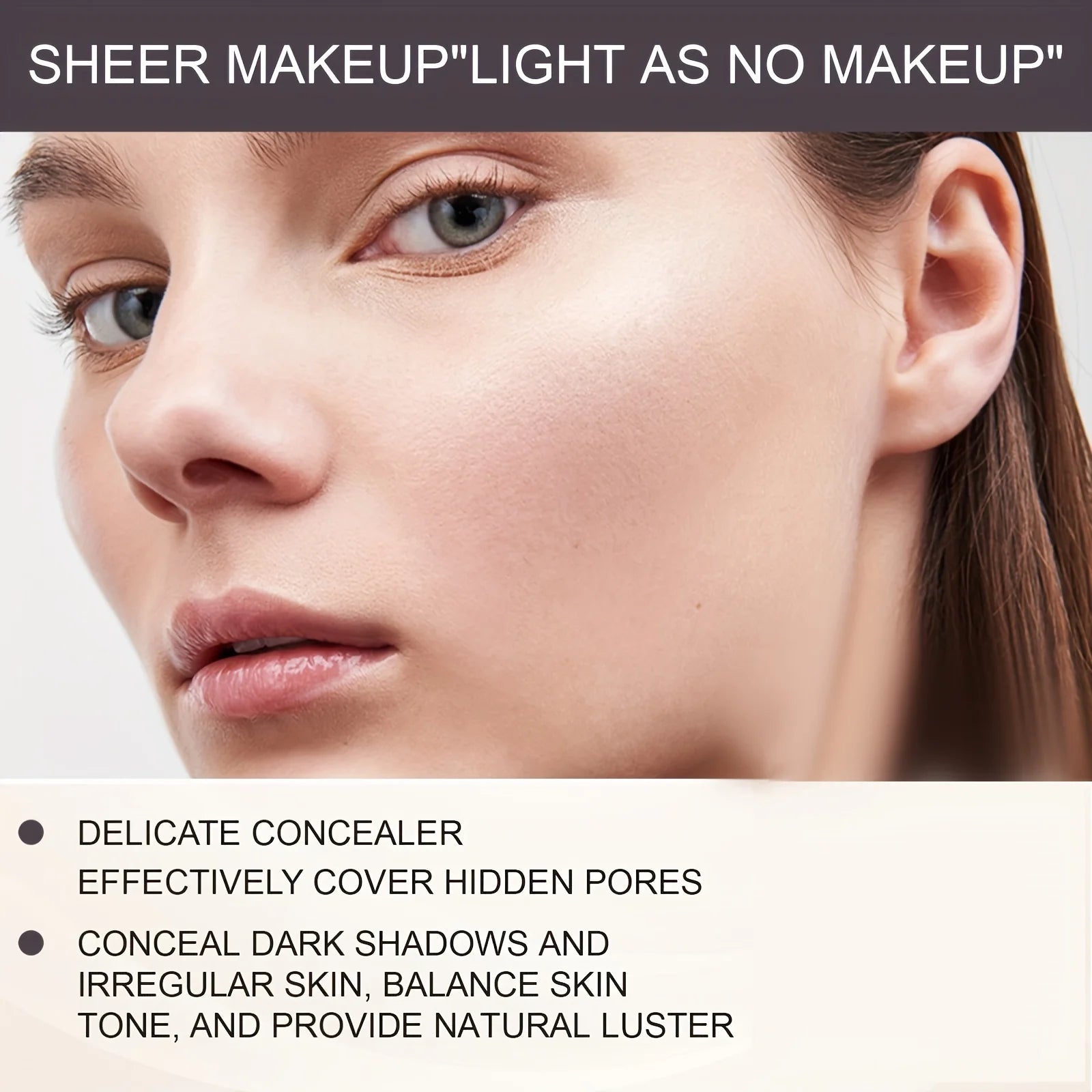 3 Pcs Concealer Stick Multi-Use Concealer Makeup Dark Circles Treatment, Lightweight, Full Coverage, Long Lasting