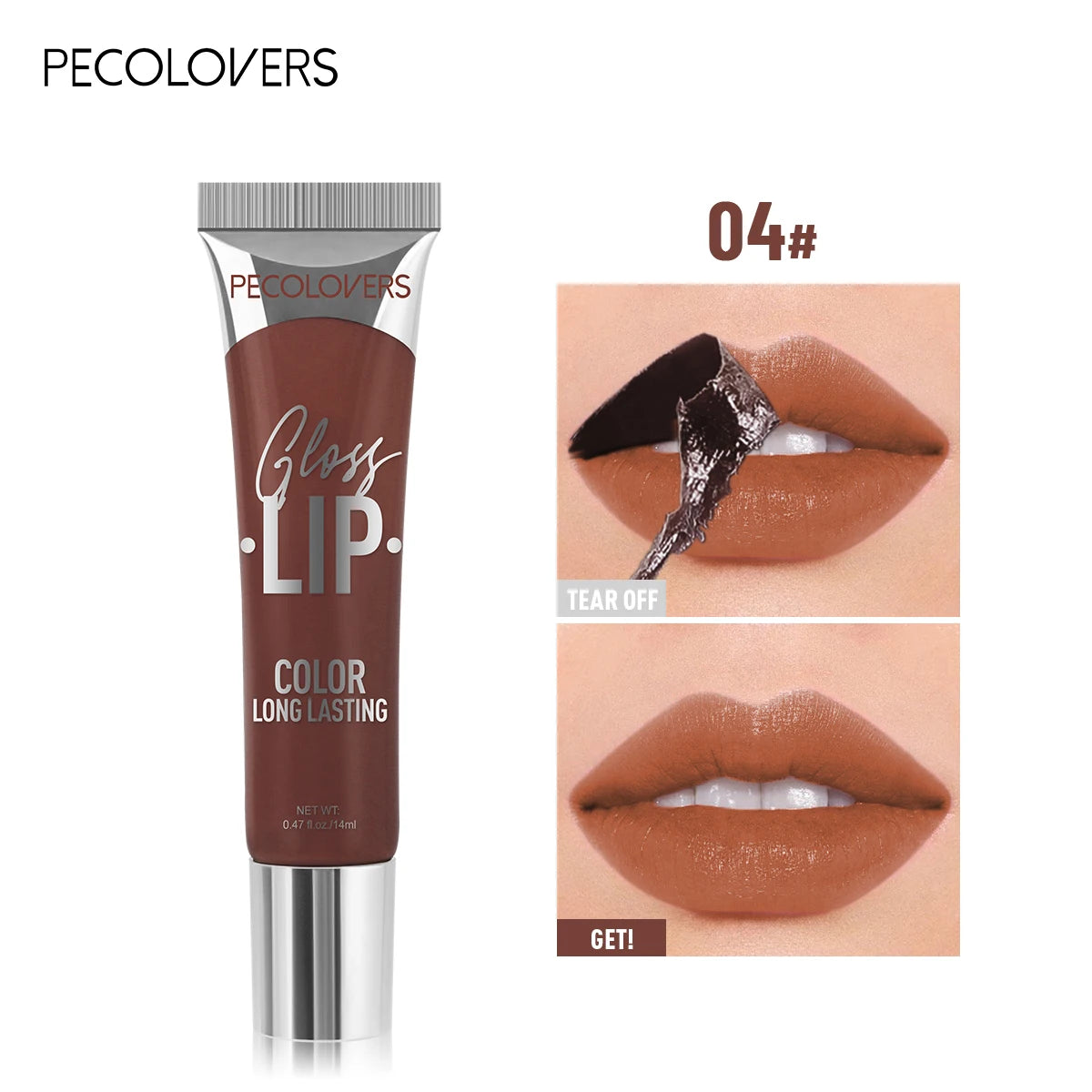 Tear-Off Lip Glaze 6 Colors Peel-Off Liquid Lipstick Waterproof Long Lasting Moisturizing Matte Red Lip Gloss Beauty Cosmetics
