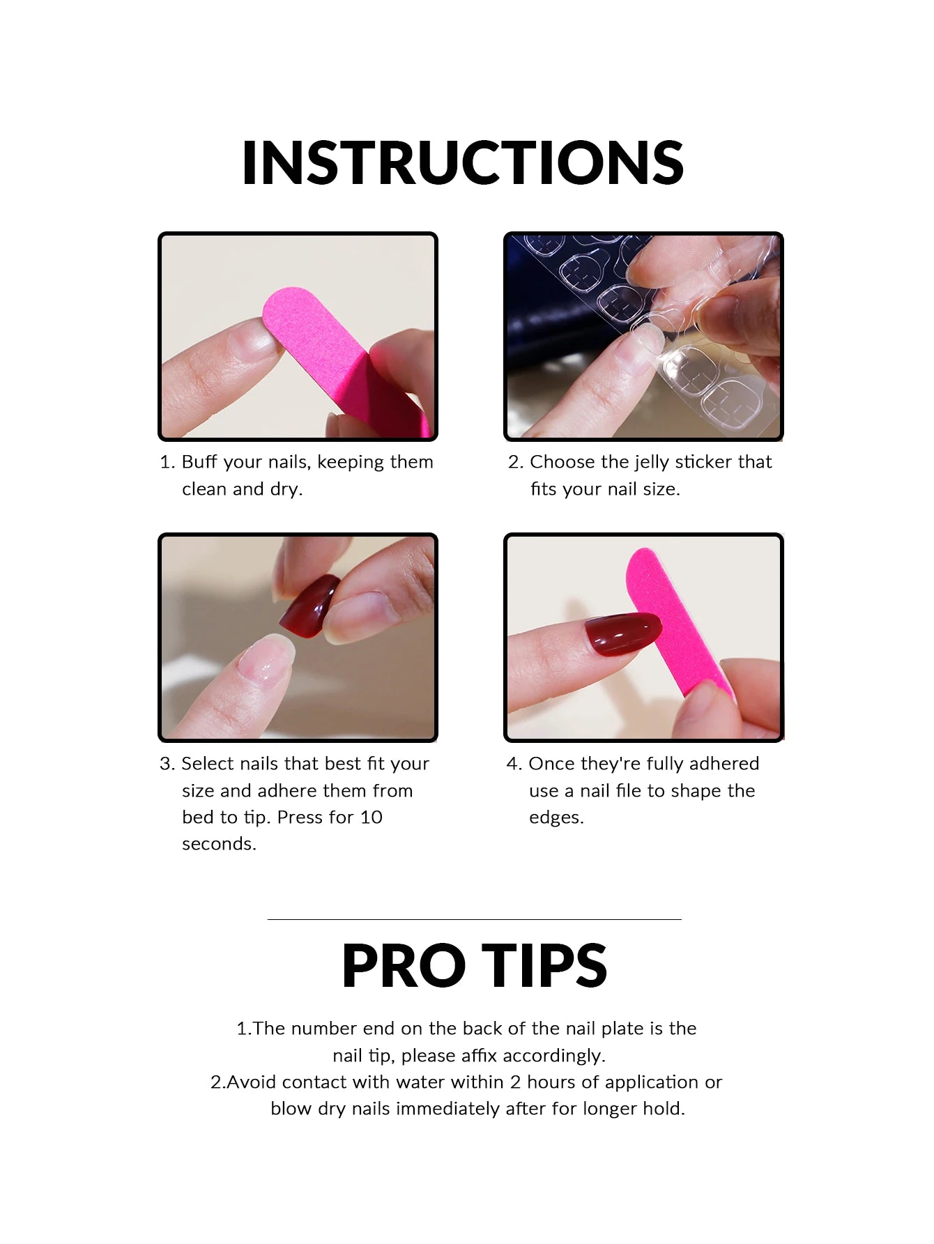 24PCS/1 BOX Gradient Patch  Love Peach Bow See Photochromic Stereo Wear Nail  Fake Nail