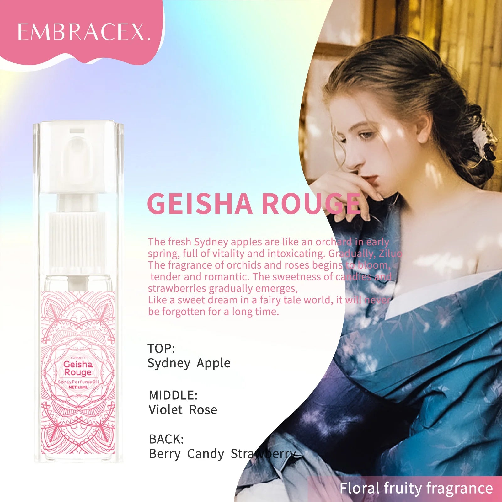 12Types Spray Essential Oils Pheromones Perfumes For Women Gift Body Oil Spray Fragrance Floral Fruity Woody Tea Long Lasting