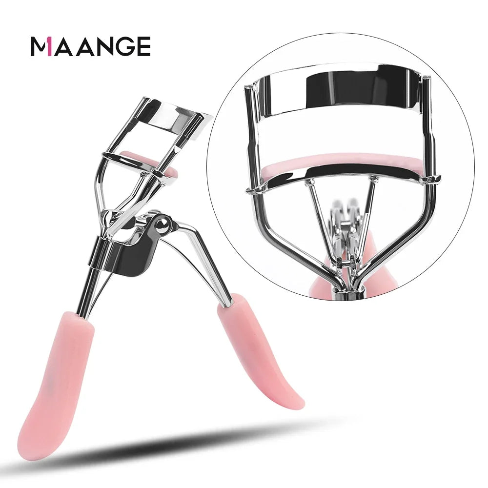 CNKESS  1Pc Pro Makeup Eyelash Curler Beauty Tools Lady Women Nature Style Cute Eyelash Handle Curl Eye Lash Curler random color