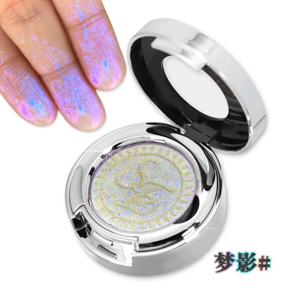 SheenEffect chameleon pigment Eyeshadow Single eye shadow Long-lasting Highlighter Easy to blend portable Makeup Cosmetics