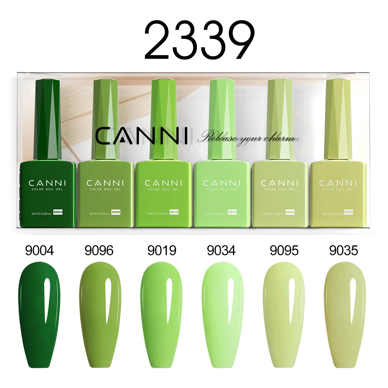 6pcs*9ml CANNI HEMA FREE Nail Gel Polish Set Gorgeous Color Semi Permanent Pigmented Painting Gel Soak off UV LED Gel Nails Kit