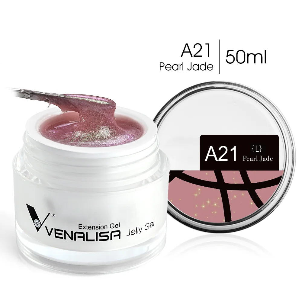 50ml VENALISA Builder UV Contruction Gel Jelly Gel Nude Skin Collection Nail Form Keep Nail C Arc Soak Off UV LED Camouflage Gel