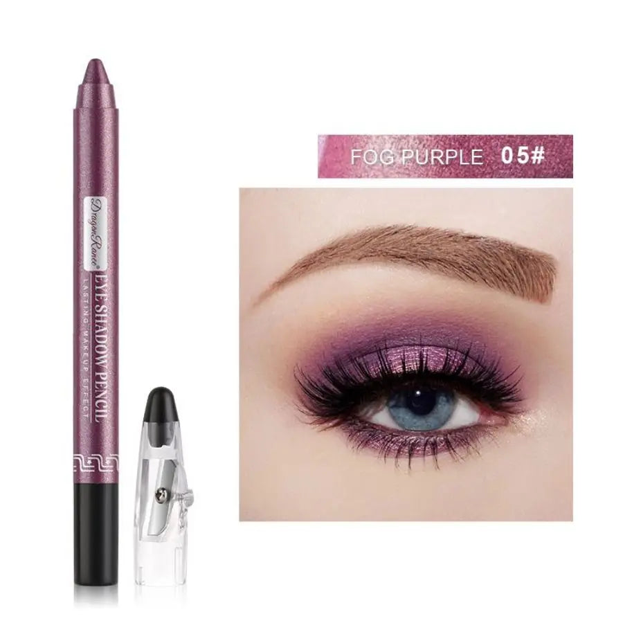Eyeshadow Pen, Eyeliner Pen, Eyeshadow Stick, Under-Eye Shadow Pen, Pearlescent Eyeshadow Pen with Sharpener, Foam Pen, Single-Color Eyeshadow Pen, Pearlescent Under-Eye Shadow, Highlighter, Smudge-Proof