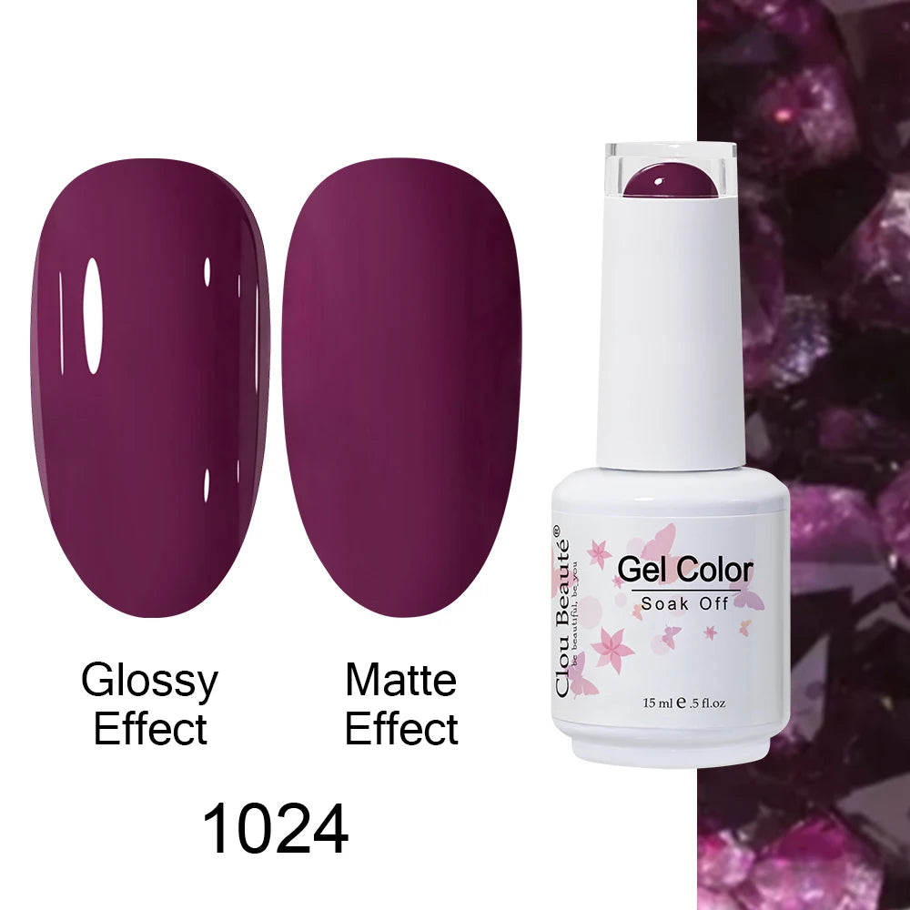 Clou Beaute Royal Blue Color Winter Trendy Semi Permanent Nail Art Manicure Varnishes Gel Nail Polish Hybrid Base Gel Top Coat