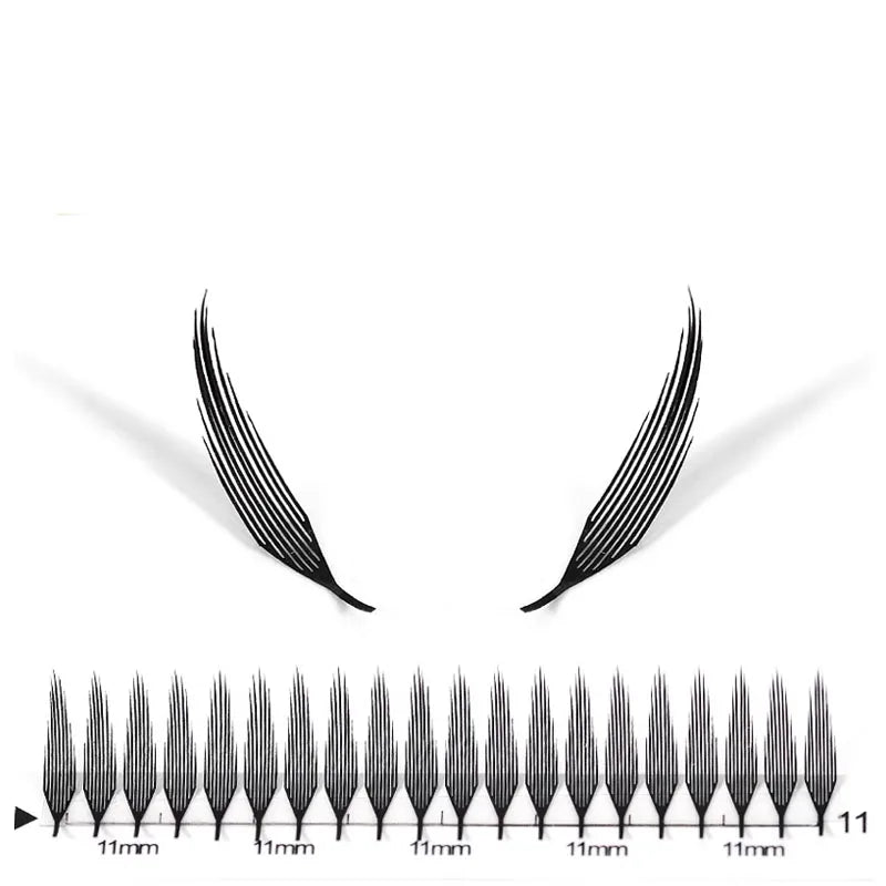 MARIA Comic Spire Eyelash Extension Individual Natural Cashmere Manga False Eyelashes Super Soft Feather Shape Pteris Lashes