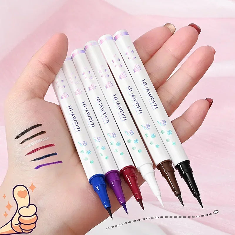 Matte White Liquid Eyeliner Pen - Waterproof Ultra-thin White