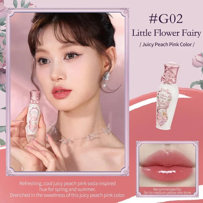 Flower Knows Midsummer Fairytales Collection Coating Film Forming Lip Balm Provides Moisturizing Non Sticky Properties Lip Glow