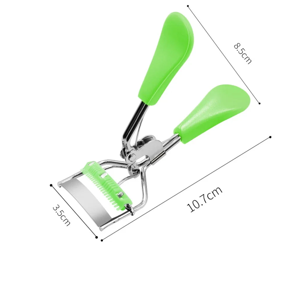 CNKESS  1Pc Pro Makeup Eyelash Curler Beauty Tools Lady Women Nature Style Cute Eyelash Handle Curl Eye Lash Curler random color
