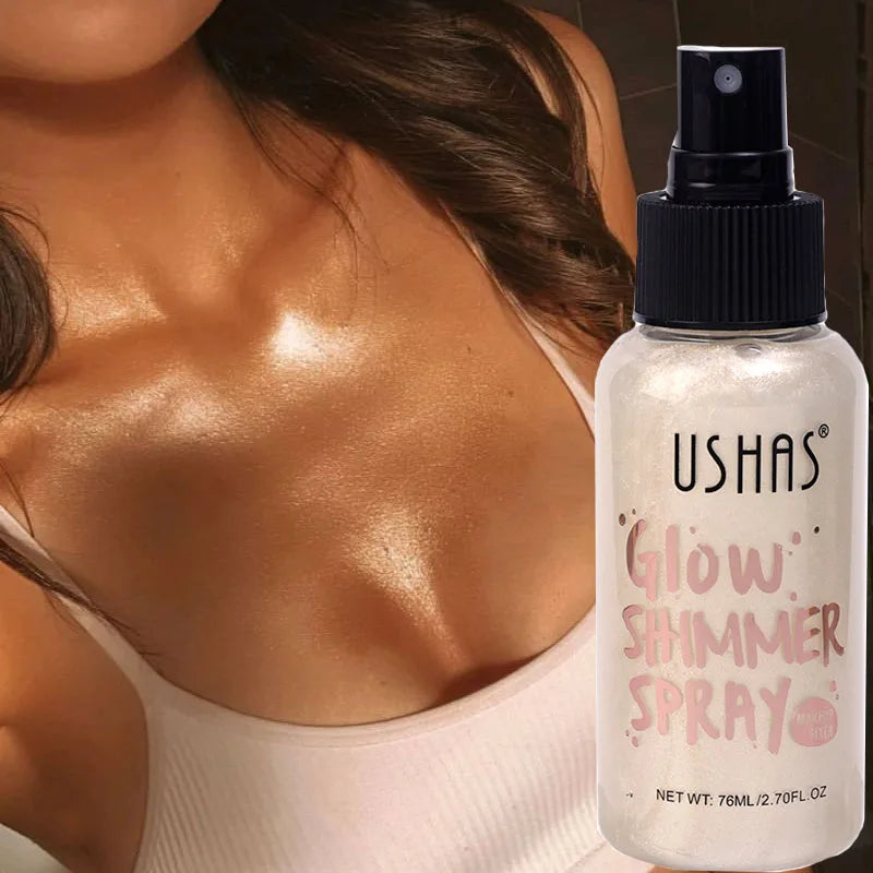 Liquid Bronzer Highlighter Setting Spray Illuminating Shimmer Lasting Contouring Brighten Face Glow Highlighter Makeup Cosmetics