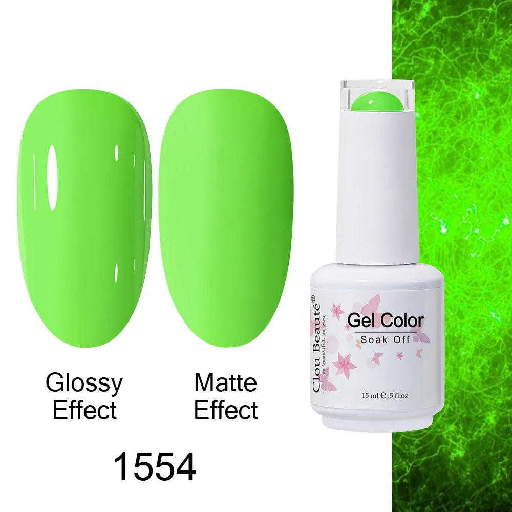 Clou Beaute Royal Blue Color Winter Trendy Semi Permanent Nail Art Manicure Varnishes Gel Nail Polish Hybrid Base Gel Top Coat