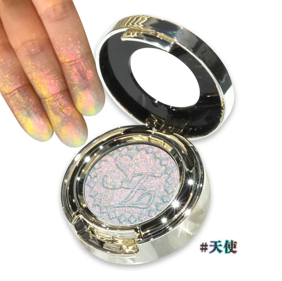 SheenEffect chameleon pigment Eyeshadow Single eye shadow Long-lasting Highlighter Easy to blend portable Makeup Cosmetics