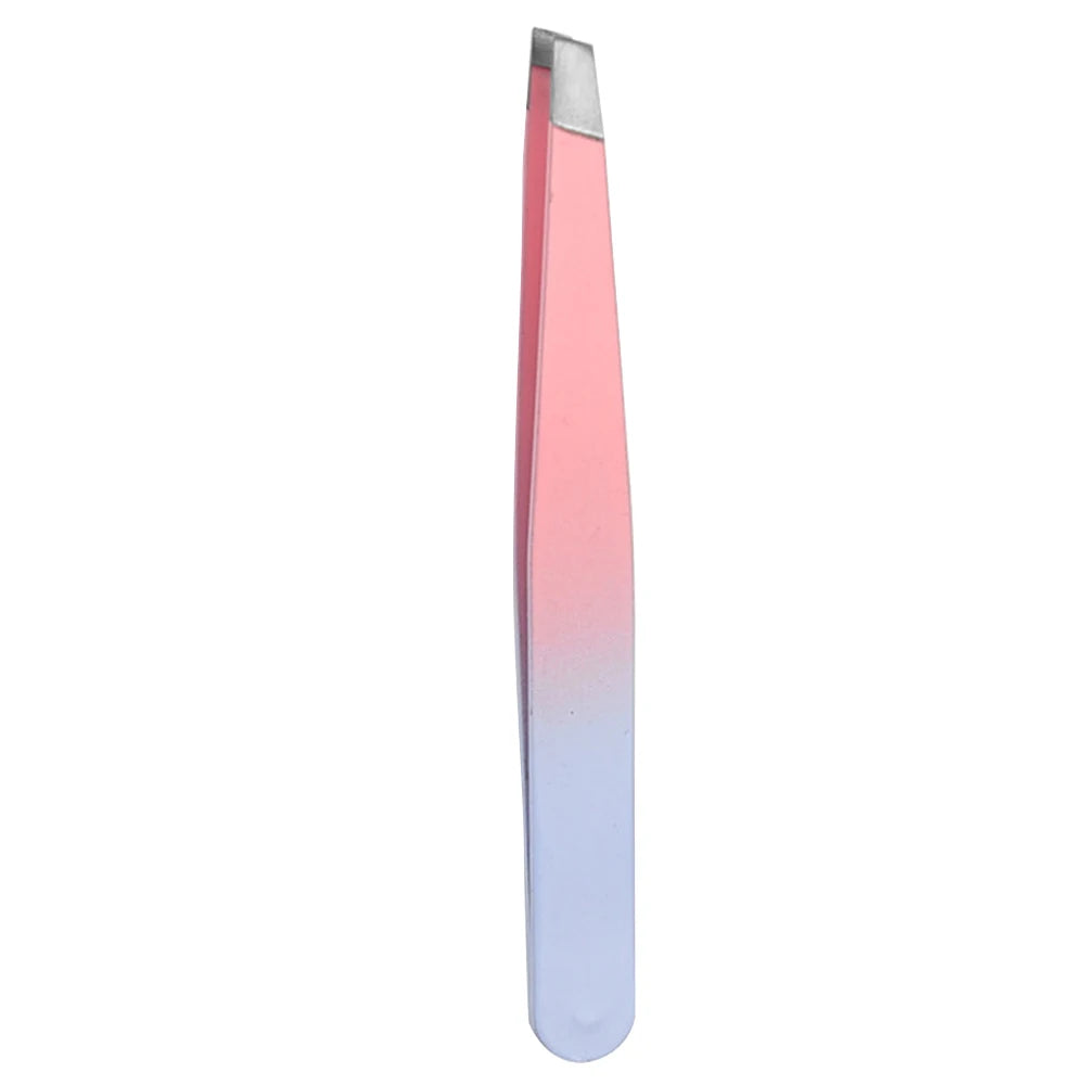 Colorful Eyebrow Tweezers Professional Stainless Steel Tweezers For Men and Women Beauty Clips Facial Hair Removal Makeup Tools
