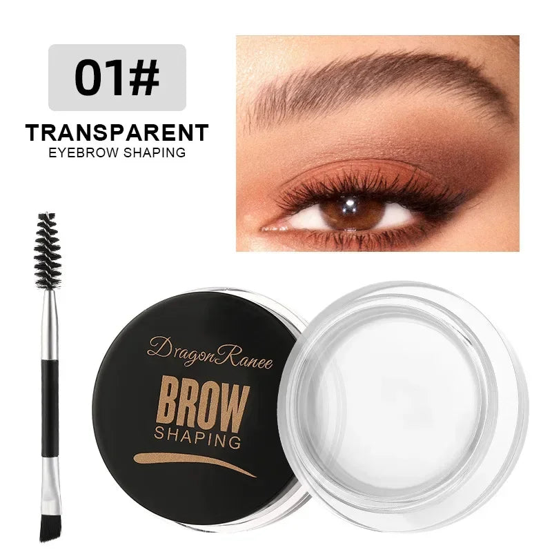 3D Wild Eyebrow Tint Cream - Waterproof Matte Brown Black Gel
