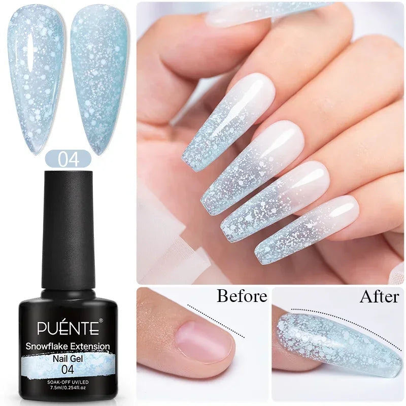 PUENTE Fruit Series Cat Magnetic Gel Nail Polish Summer Green Purple Pink Cat Eye Nail Gel Soak Off UV Semi-Permanent Varnish