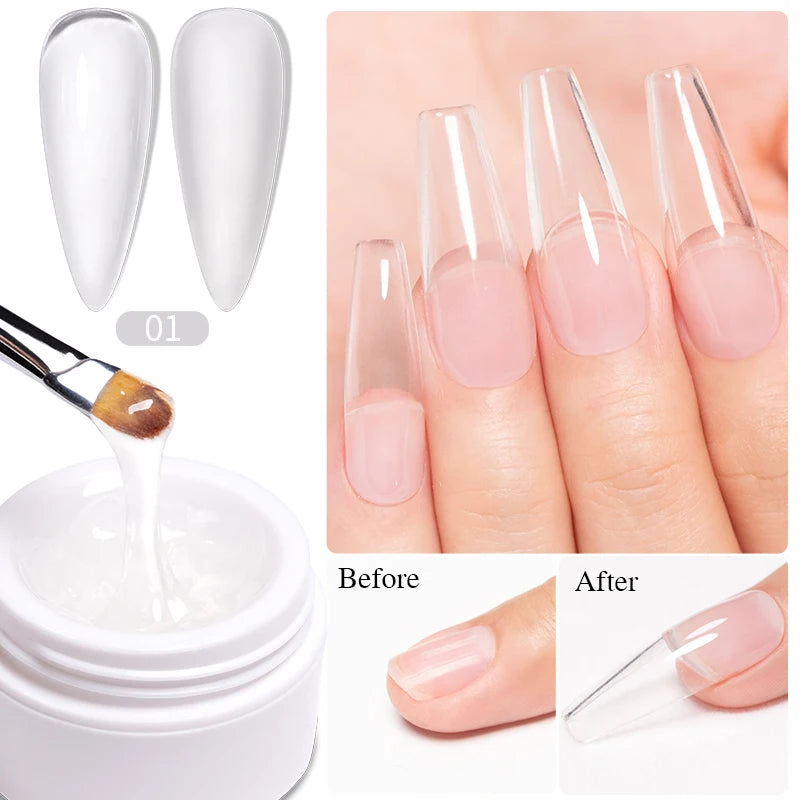 AWStorG 5ML Super Silver Metallic Gel Nail Polish Metal Effect Painting Gel Chromes Varnis Semi Permanent for Nail DIY