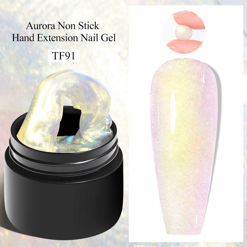 Milky White Nail Extension Gel Clear Nude Building UV Gel For Nails Finger Extensions Form Tips French Nails Manicure Nail Art