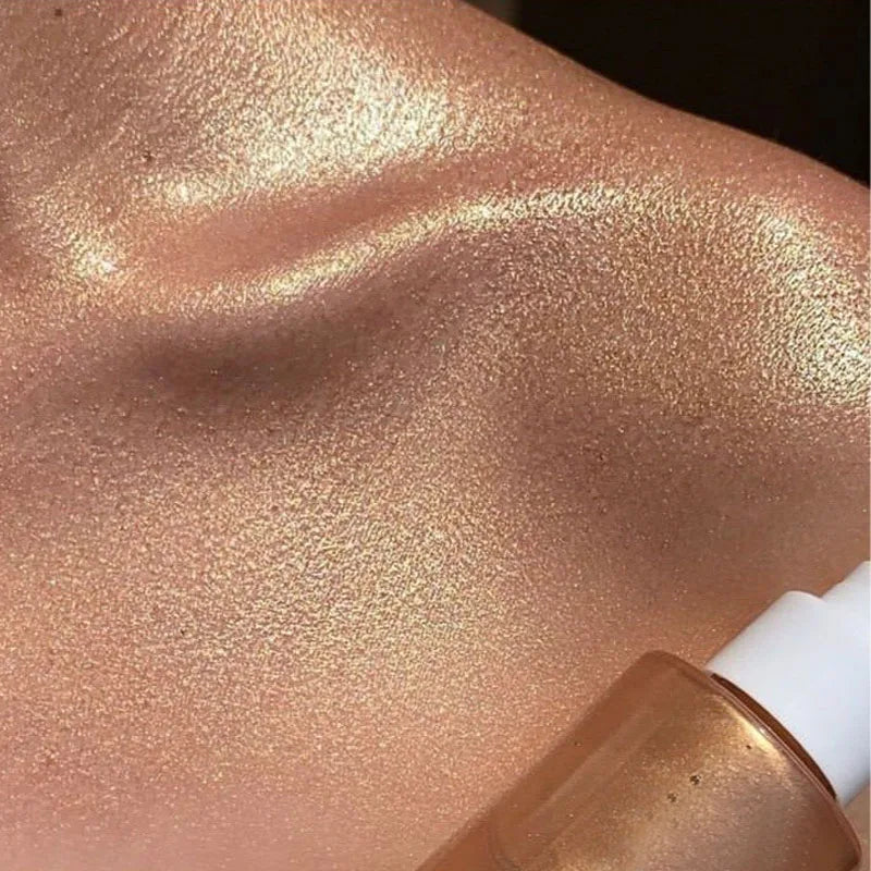 Liquid Bronzer Highlighter Setting Spray Illuminating Shimmer Lasting Contouring Brighten Face Glow Highlighter Makeup Cosmetics