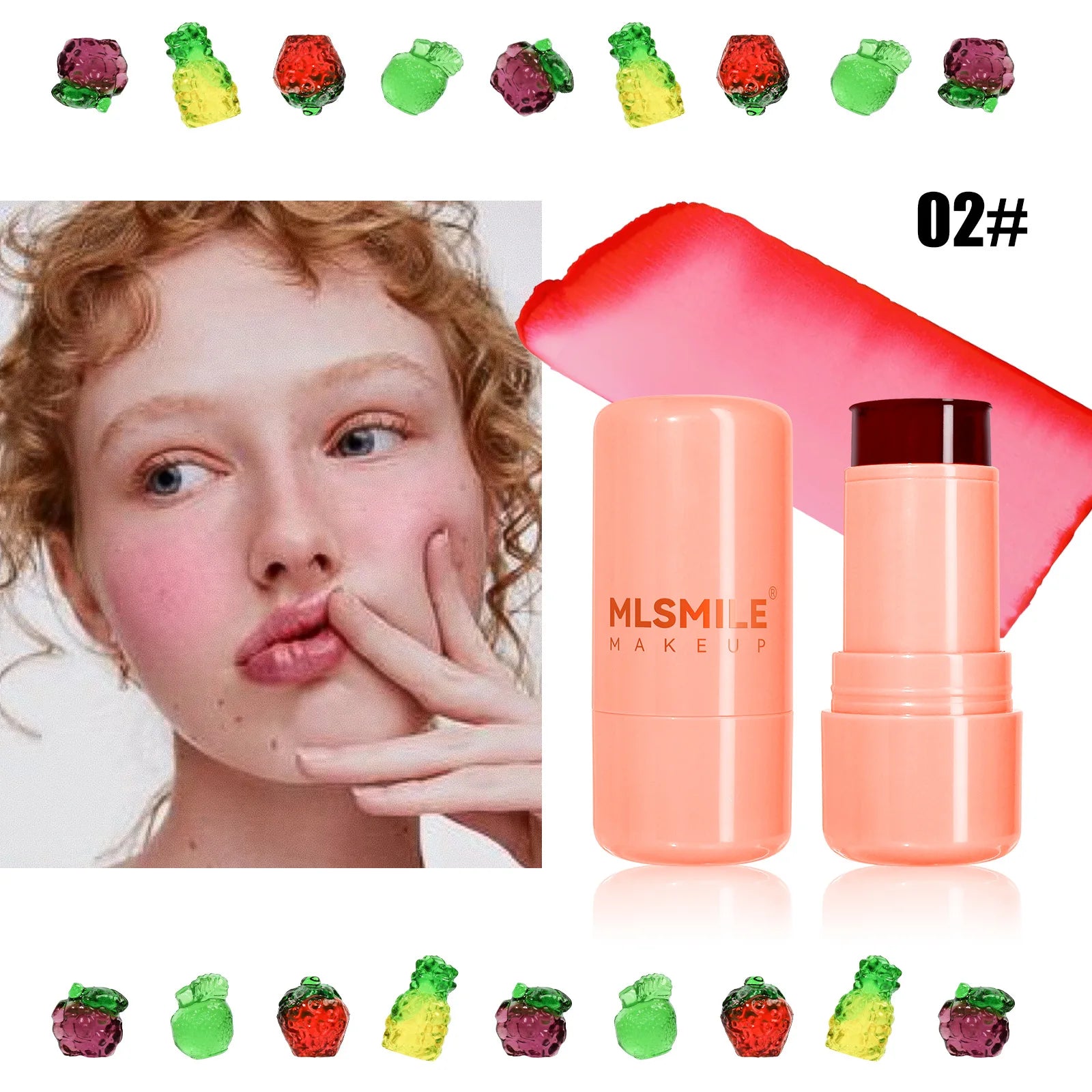 Milk Cooling Water Jelly Tint Lip & Cheek Stain Stick