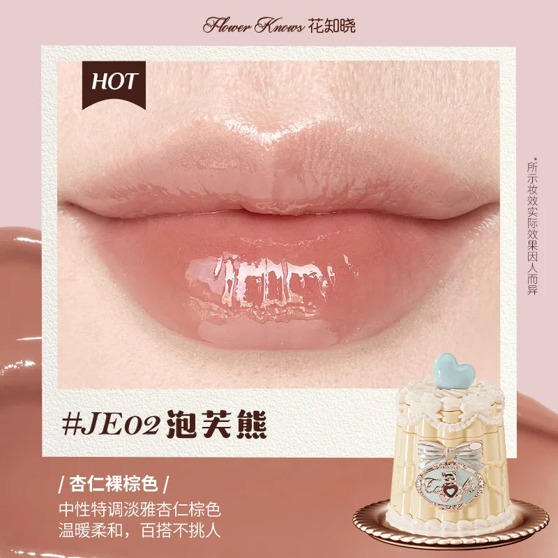 Flowerknows Strawberry Cupid Lipstick Cake Matte Velvet Lipgloss Lip Mud Makeup Korean Flower Know Lip Cream For Girls&Women