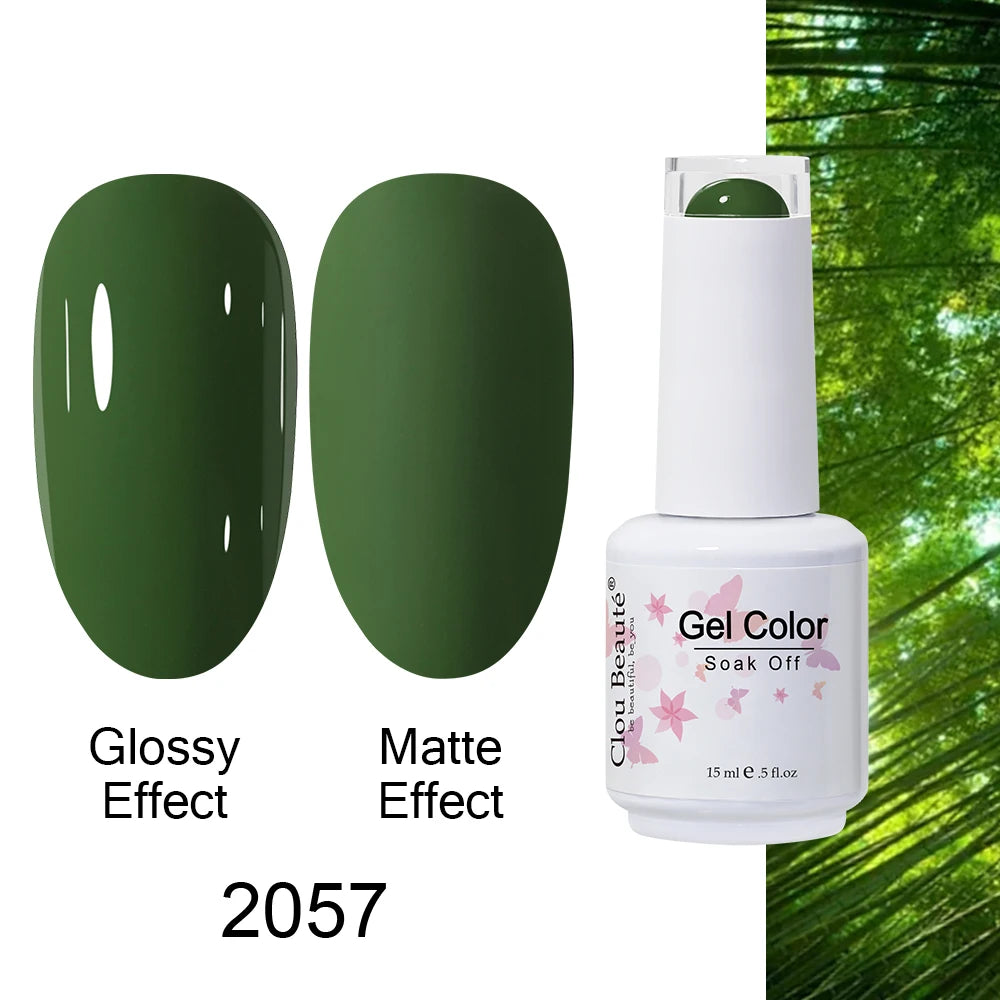 Clou Beaute Royal Blue Color Winter Trendy Semi Permanent Nail Art Manicure Varnishes Gel Nail Polish Hybrid Base Gel Top Coat